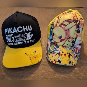 Pokemon Baseball Hat Youth Set Of 2